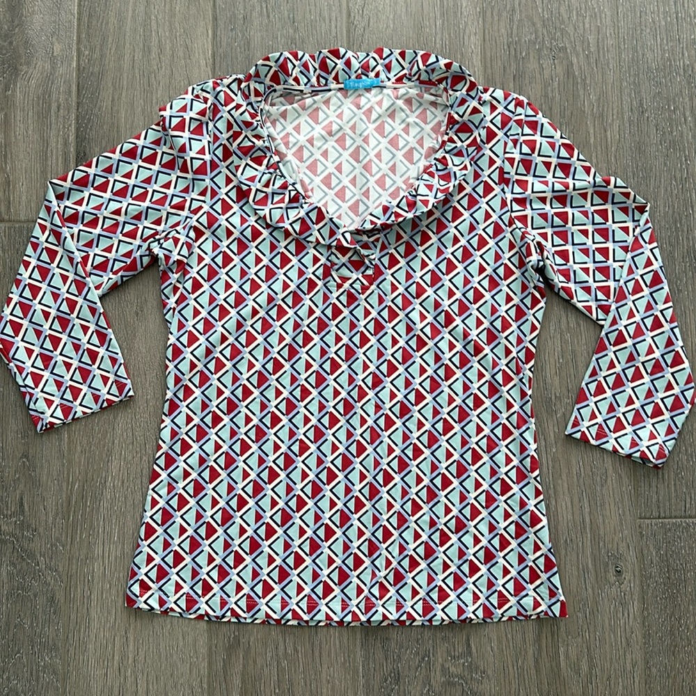 J. McLaughlin 3/4 sleeve Durham top